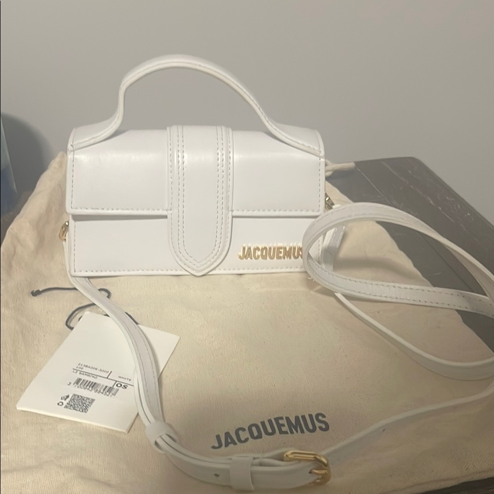 Jacquemus White Leather Mini Bag